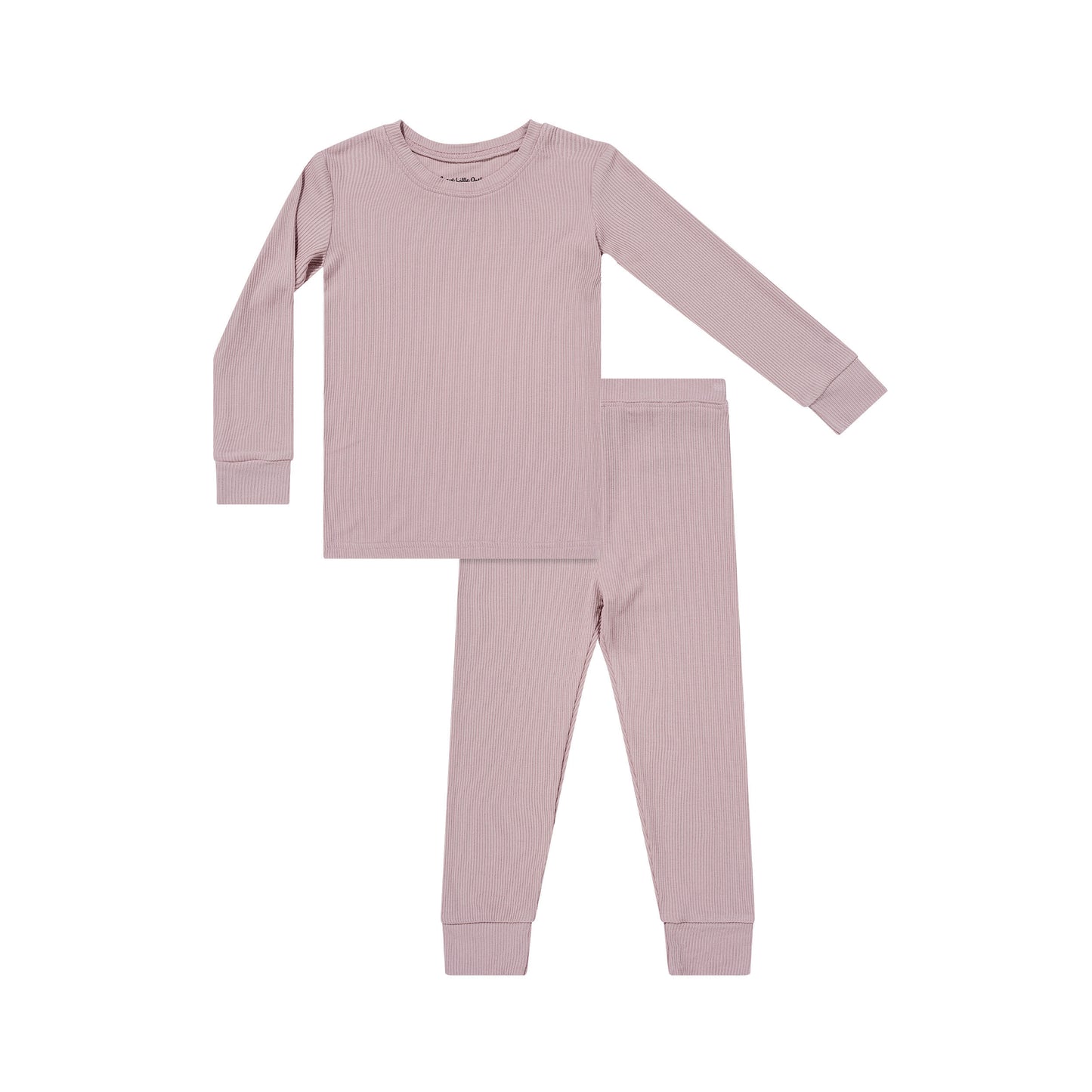 Mauve Mist Small Ribbed Two-Piece Set