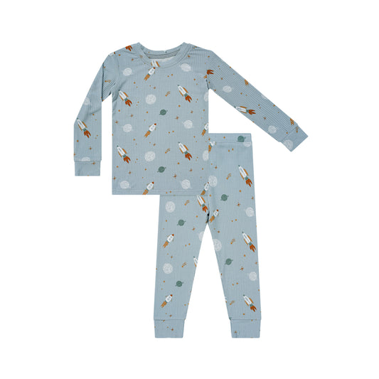 Space Explorers Small Ribbed Two-Piece Set