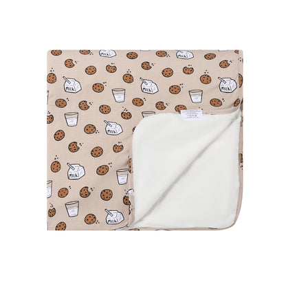 Cookies and Milk Toddler Blanket