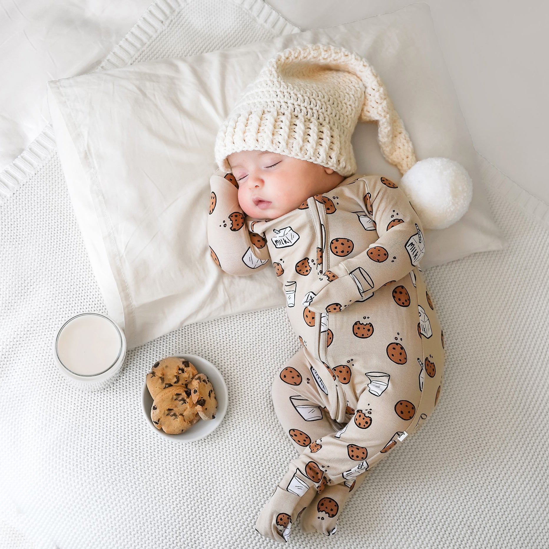 Cookies and milk baby pajamas sale
