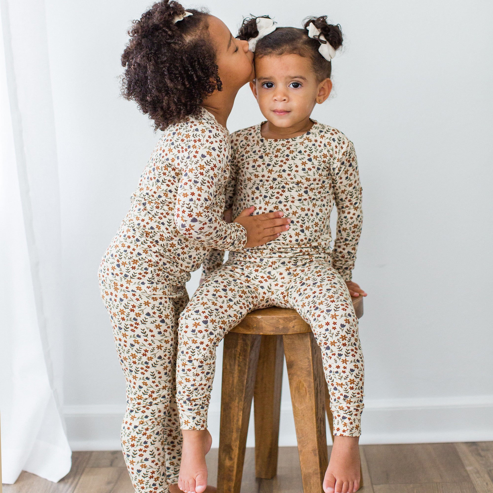 Cream Floral Two-Piece Set V1 – Brave Little Ones