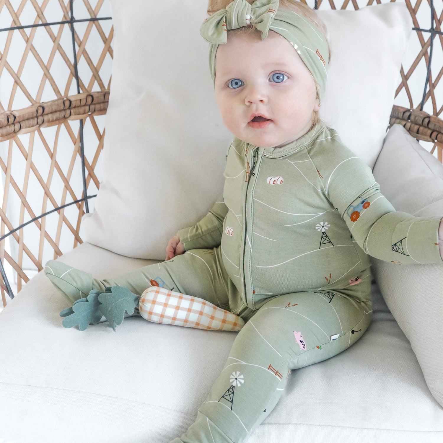 Never worn Kyte Farm romper online