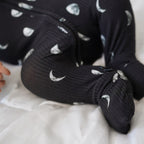 Moon Phases Small Ribbed Zip Romper