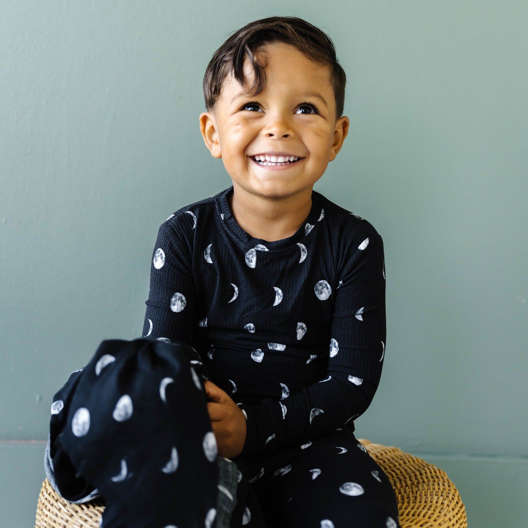 Moon Phases Small Ribbed Two-Piece Set
